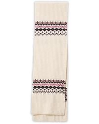 Rag & Bone - Leigh Fair-Isle Ribbed Scarf - Lyst