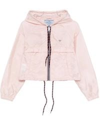 Prada - Jack Met Capuchon En Rits - Lyst