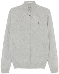 GANT - Vest Met Rits - Lyst