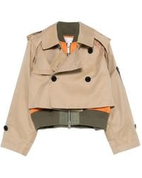Sacai - Chaqueta Con Doble Botonadura - Lyst