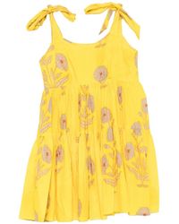 ELLEBLUE - Eloise Floral Mini Dress - Lyst