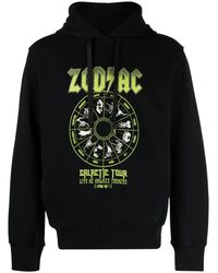 Neil Barrett - Zodiac-Print Cotton Hoodie - Lyst