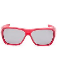 Oakley - Logo-Detail Square-Frame Sunglasses - Lyst