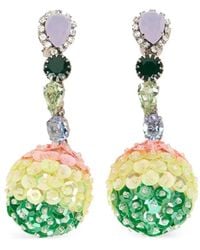 Red(V) - Sequin-Embellished Earrings - Lyst