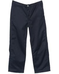 Carhartt - Logo-Patch Straight-Leg Trousers - Lyst