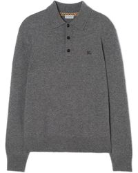 Burberry - Polo À Manches Longues - Lyst