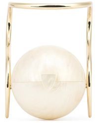Cult Gaia - Pearl Top-Handle Clutch Bag - Lyst