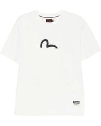 Evisu - Seagull-Print T-Shirt - Lyst