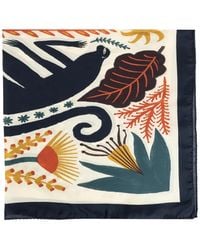 Etro - Graphic-Print Silk Scarf - Lyst