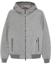 Moorer - Chaqueta con cremallera y capucha - Lyst