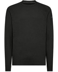 Rrd - Rundhals-Pullover mit geripptem Einsatz - Lyst
