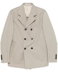 Eleventy - Double-Breasted Peacoat - Lyst