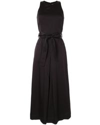 Calvin Klein Mono largo con cintura lazada - Negro