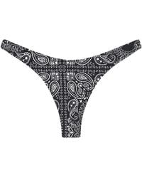 MC2 Saint Barth - Paisley-Print Bikini Bottoms - Lyst