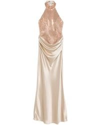 retroféte - Robe Longue Vanya À Sequins - Lyst