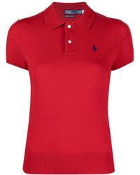 Polo Ralph Lauren - Pony-motif Cashmere Polo Shirt - Lyst
