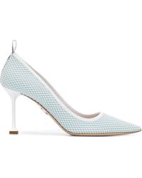 Miu Miu Zapatos de tacón con puntera en punta - Azul