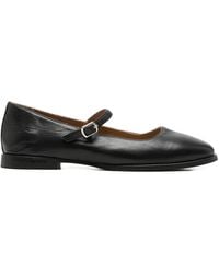 SERGIO MORETTI FIRENZE - Buckle-Fastening Leather Ballet Flats - Lyst