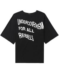 Undercover - T-Shirt mit Logo-Print - Lyst