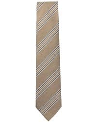 Brioni - Striped Silk Tie - Lyst
