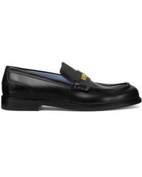 Versace - Leather Shoes Type Loafers - Lyst