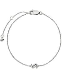Monica Vinader - Initial S Chain Bracelet - Lyst