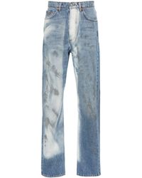 Magliano - Unregular Officina Distressed Jeans - Lyst