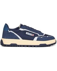 Autry - Wildpace Perforated Suede Sneakers - Lyst