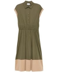 Clips - Elasticated-Waist Midi Dress - Lyst