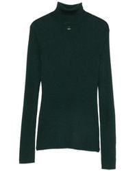 Maje - Pull Côtelé À Col Roulé - Lyst