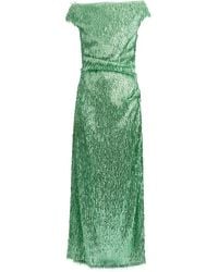 Erdem - Sequinned Fringe Dress - Lyst