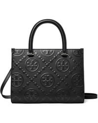 Tory Burch - T Monogram Square Tote Bag - Lyst