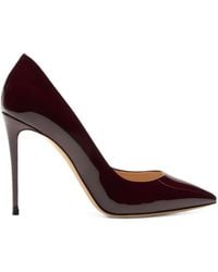 Casadei - Julia Patent Leather Pumps - Lyst