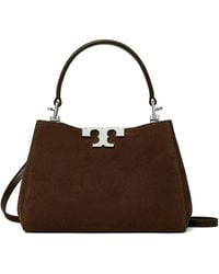 Tory Burch - Mini Eleanor Suede Satchel Bag - Lyst