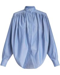 Etro - Hemd Mit Falten - Lyst