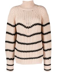 Nude - High-neck Striped Jumper - Lyst