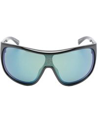 Gucci - Logo-Print Oversized-Frame Sunglasses - Lyst