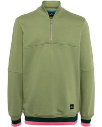PS by Paul Smith - Half-zip Organic-cotton Sweatshirt - Lyst