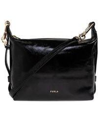 Furla - レザーショルダーバッグ - Lyst