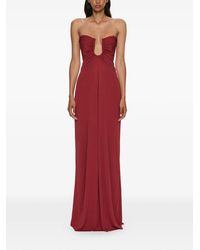 Christopher Esber - Arced Palm Strapless Dress - Lyst