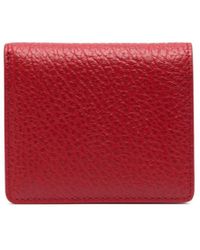 Maison Margiela - Four-stitch Leather Bi-fold Wallet - Lyst