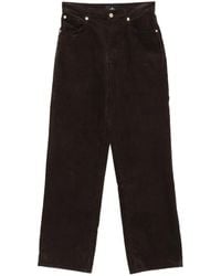 7 For All Mankind - Stovepipe Belt-Loop Corduroy Trousers - Lyst