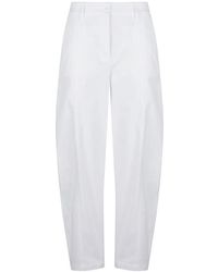 Pinko - Bacca Barrel-Fit Trousers - Lyst