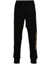 Versace Jeans Couture - Logo-Print Cotton Track Pants - Lyst