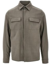 Herno - Overhemd Met Lange Mouwen - Lyst
