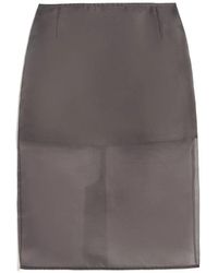 Apparis - Tyra Organza Midi Skirt - Lyst