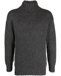Forme D'expression - Gerippter Pullover Mit Stehkragen - Lyst