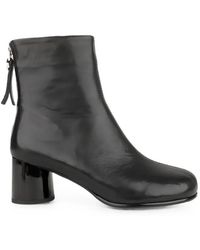 Linda Baumann - Leather Rear-Zip Ankle Boots - Lyst
