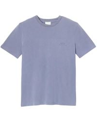 A.P.C. - Logo-Print Short-Sleeve T-Shirt - Lyst
