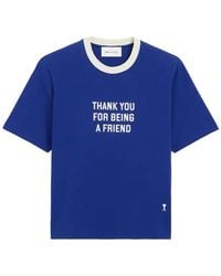 Ami Paris - Cotton Thank You For Being A Friend T-Shirt - Lyst